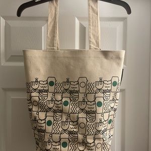 Starbucks canvas tote bag